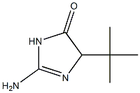 2-aMino-5-(1,1-diMethylethyl)-3,5-dihydro-4H-IMidazol-4-one Struktur