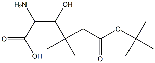 Boc-(2R,3S)-2-aMino-3-hydroxy-4,4-diMethylpentanoic acid 化学構造式