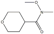 N-Methoxy-N-Methyl-tetrahydro-2H-pyran-4-carboxaMide Structure