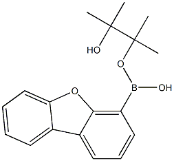 Dibenzofuran-4-Boronic acid pinacol ester Struktur