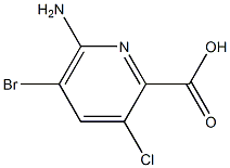 2-氨基-3-溴-5-氯-6-吡啶甲酸