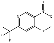 4-甲氧基-5-硝基-2-(三氟甲基)吡啶 结构式