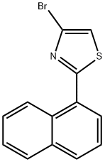 4-broMo-2-(naphthalen-1-yl)thiazole Structure