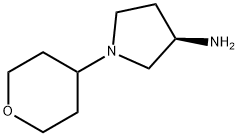(R)-1-(Tetrahydro-2H-pyran-4-yl)pyrrolidin-3-aMine Struktur