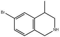 6-broMo-4-Methyl-1,2,3,4-tetrahydroisoquinoline 结构式