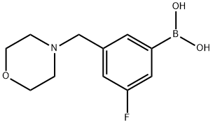 (3-fluoro-5-(MorpholinoMethyl)phenyl)boronic acid|3-氟-5-(吗啉甲基)苯基硼酸