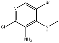 5-BroMo-2-chloro-N4-Methyl-pyridine-3,4-diaMine Structure