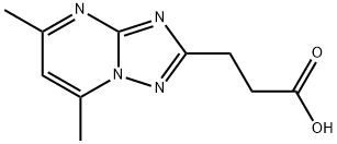 3-(5,7-DiMethyl-[1,2,4]triazolo[1,5-a]pyriMidin-2-yl)propanoic acid Struktur