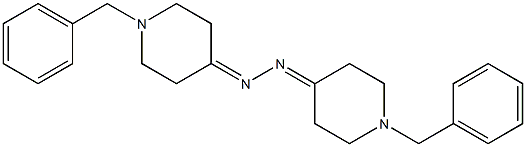 1,2-bis(1-benzylpiperidin-4-ylidene)hydrazine 化学構造式