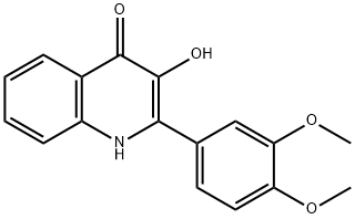 2-(3,4-diMethoxyphenyl)-3-hydroxyquinolin-4(2H)-one Structure