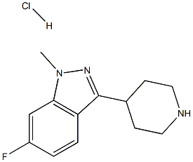 6-FLUORO-1-METHYL-3-(4-PIPERIDINYL)-1HINDAZOLE HYDROCHLORIDE|