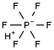 hydrogen hexafluorophosphate(V) Structure