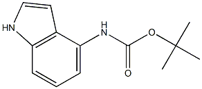 tert-butyl 1H-indol-4-ylcarbaMate Struktur