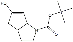 5-Hydroxy-1-Boc-hexahydrocyclopenta[b]pyrrole Structure