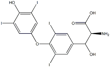 O-(4-Hydroxy-3,5-Diiodophenyl)-3,5-Diiodo-beta-Hydroxy-L-Tyrosine|