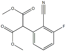 diMethyl 2-(2-cyano-3-fluorophenyl)Malonate Structure