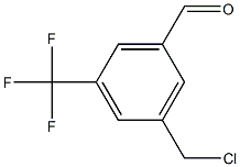 3-(chloroMethyl)-5-(trifluoroMethyl)benzaldehyde Struktur