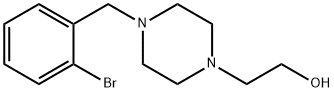 2-(4-(2-broMobenzyl)piperazin-1-yl)ethanol Structure