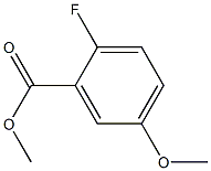 2-氟-5-甲氧基苯甲酸甲酯, , 结构式