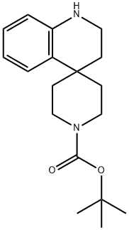 2',3'-二氢-1'H-螺[哌啶-4,4'-喹啉]-1-甲酸叔丁酯,1250991-90-2,结构式