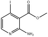 2-AMino-4-iodo-nicotinic acid Methyl ester Struktur
