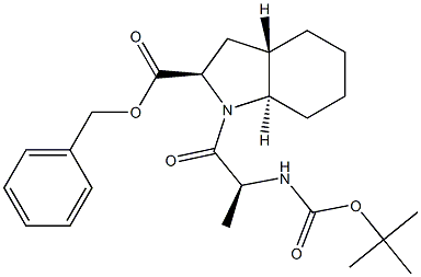  (2R,3aS,7aR)-1-[(2S)-2-[tert-ButyloxycarbonylaMino]-1-oxopropyl]octahydro-1H-indole-2-carboxylic Acid Benzyl Ester