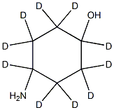 4-AMinocyclohexanol-d10 Struktur