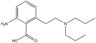 2-AMino-6-(2-(dipropylaMino)ethyl)benzoic Acid Structure