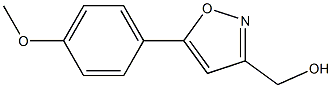 (5-(4-Methoxyphenyl)-3-isoxazolyl)Methanol Structure