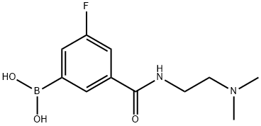 (3-((2-(diMethylaMino)ethyl)carbaMoyl)-5-fluorophenyl)boronic acid|(3-((2-(二甲氨基)乙基)氨基甲酰)-5-氟苯基)硼酸