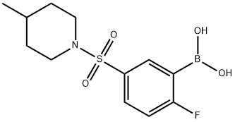 (2-fluoro-5-((4-Methylpiperidin-1-yl)sulfonyl)phenyl)boronic acid|2-氟-5-((4-甲基哌啶-1-基)磺酰)苯基)硼酸