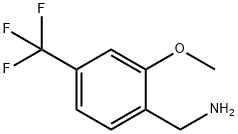 2-METHOXY-4-(TRIFLUOROMETHYL)BENZYLAMINE Structure