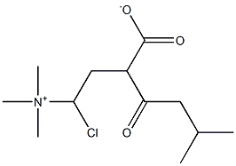 ISOVALERYL-L-CARNITINE CHLORIDE Structure