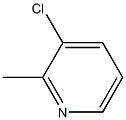 2-甲基-3-氯吡啶, , 结构式