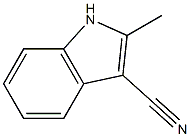 2-Methyl -3-indol-carbonitrile Structure