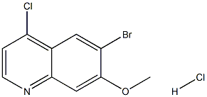 6-broMo-4-chloro-7-Methoxyquinoline hydrochloride