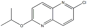 6-氯-2-异丙氧基-1,5-萘啶,,结构式