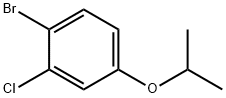 1-BROMO-2-CHLORO-4-ISOPROPOXY-BENZENE 结构式