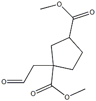 diMethyl 1-(forMylMethyl)cyclopentane-1,3-dicarboxylate