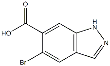5-broMo-1H-indazole-6-carboxylic acid Structure