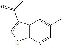 3-Acetyl-5-Methyl-7-azaindole 化学構造式