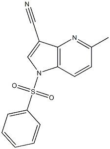  3-Cyano-5-Methyl-1-(phenylsulfonyl)-4-azaindole