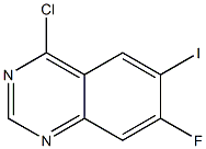 4-Chloro-7-fluoro-6-iodo-quinazoline Struktur