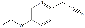 2-(5-ethoxypyridin-2-yl)acetonitrile Structure
