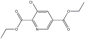 3-氯吡啶-2,5-二甲酸二乙酯,,结构式