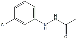 3-氯-乙酰苯肼 结构式