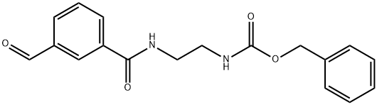 [2-(3-ForMyl-benzoylaMino)-ethyl]-carbaMic acid benzyl ester Structure