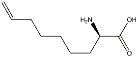 (R)-2-AMINONON-8-ENOIC ACID, , 结构式