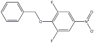 2-(benzyloxy)-1,3-difluoro-5-nitrobenzene Structure