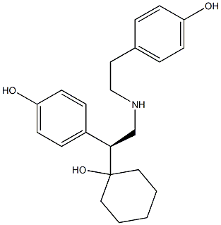 S-4-(1-(1-HYDROXYCYCLOHEXYL)-2-((4-HYDROXYPHENYLETHYL) AMINO) ETHYL) PHENOL